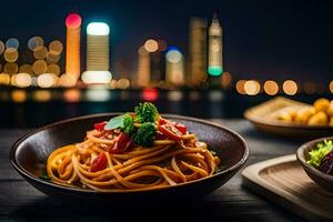 a melhor restaurantes dentro hong kong. gerado por IA foto
