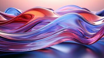 abstrato roxa multicolorido líquido ondas fundo foto