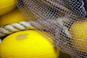 resumo indústria marítima arrastão cordas linhas de pesca foto