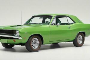 1966 Plymouth barracuda carro. ai generativo pró foto