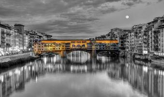 ponte velho, Florença, Florença, italia foto