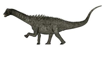ampelosaurus dinossauro - 3d render foto