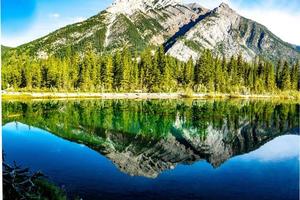 Lagoas de Skogan Peak Mount Lorette, Bow Valley, Provincial Park.dng foto