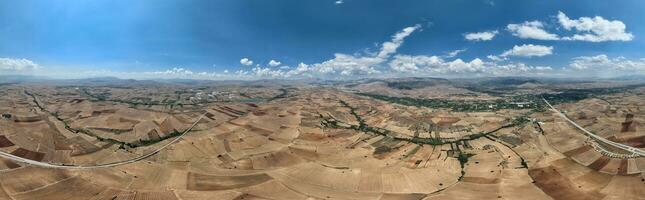 Fazenda Campos fundo textura 4 k aéreo Visão 4k Peru Antalya foto