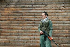 soldado dentro uma missão foto