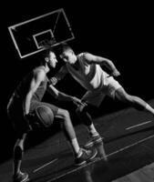 jogador de basquete em ação foto