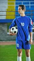 retrato de jogador de futebol foto