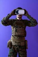 soldado realidade virtual foto