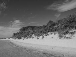 ilha langeoog no mar do norte foto