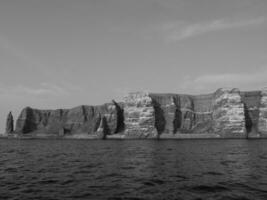 ilha de helgoland no mar do norte foto