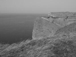 ilha de helgoland no mar do norte foto