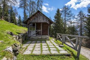 2021 05 15 valle di cadore cabana de madeira foto