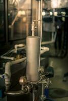 fermentação mecanismos consistindo do tubos e Manômetros foto