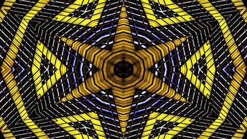 caleidoscópio simétrico hipnótico colorido foto