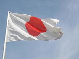 bandeira do japão foto