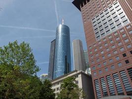 vista de frankfurt, alemanha foto