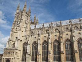 catedral em canterbury, reino unido foto