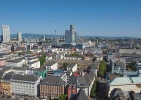 vista aérea de frankfurt