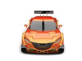 laranja perolado moderno super Esportes carro - frente Visão foto