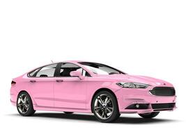 □ Gentil Rosa vau Mondeo 2015 - 2018 modelo - 3d ilustração - em branco fundo foto