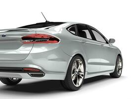 prata metálico vau Mondeo 2015 - 2018 modelo - costas Visão - 3d ilustração - em branco fundo foto