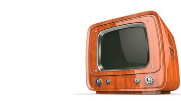 retro estilo madeira televisão conjunto foto