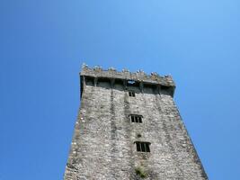 velho céltico castelo torre, blarney castelo dentro Irlanda, velho antigo céltico fortaleza foto