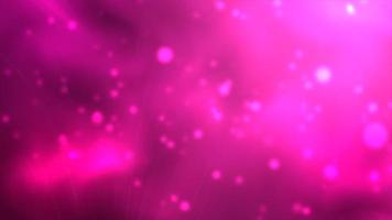 fundo de partículas flutuantes de espaço rosa foto