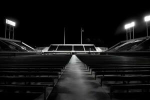 profissional beisebol grande arena. neural rede ai gerado foto