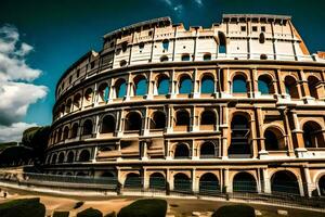 a Coliseu dentro Roma, Itália. gerado por IA foto