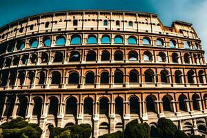 a Coliseu dentro Roma, Itália. gerado por IA foto