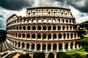 a Coliseu dentro Roma, Itália. gerado por IA foto