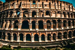 a Coliseu dentro Roma, Itália. gerado por IA foto