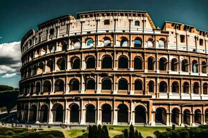 a Coliseu dentro Roma, Itália. gerado por IA foto