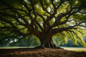 a árvore do vida de James Harrison. gerado por IA foto