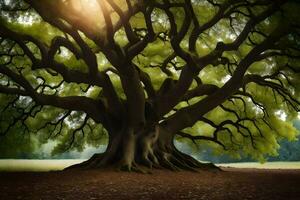a árvore do vida, de James Harrison. gerado por IA foto