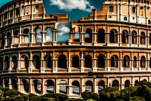 a Coliseu dentro Roma, Itália. gerado por IA foto