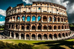 a Coliseu dentro Roma, Itália. gerado por IA foto