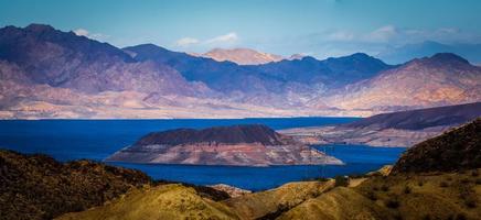 cenas no lago hidromel, nevada arizona stateline foto