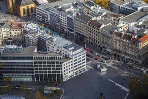 paisagem urbana europeia edifícios gerais na alemanha frankfurt foto