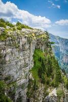 desfiladeiro de anisclo dentro parque nacional ordesa y monte perdido, Espanha foto