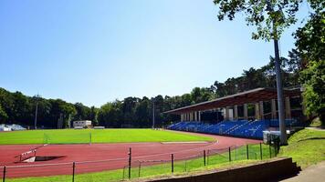 swinoujscie, Polônia. 15 agosto 2023. futebol futebol jogos tom. municipal estádio. foto