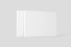 capa mole panorama livro branco em branco 3d Renderização brincar foto