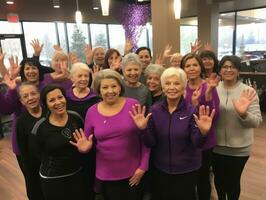 fotografia do mulheres quem lift empoderamento si mesmos ai generativo foto