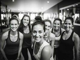 fotografia do mulheres quem lift empoderamento si mesmos ai generativo foto