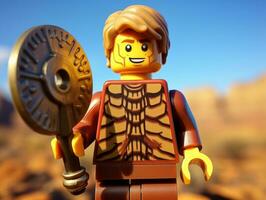 a épico busca do Lego aventureiros ai generativo foto