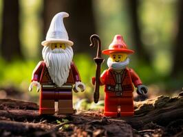 a épico busca do Lego aventureiros ai generativo foto