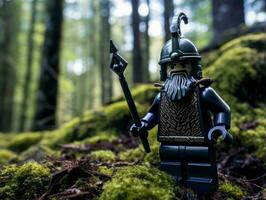 a épico busca do Lego aventureiros ai generativo foto