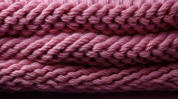 isto vívido e intrincado tricotado tecido rajadas com textura e cor, Está complexo padronizar do tópicos e fibras tecelagem juntos para crio uma cativante peça do arte, ai generativo foto
