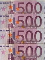 Nota de 500 euros, união europeia foto